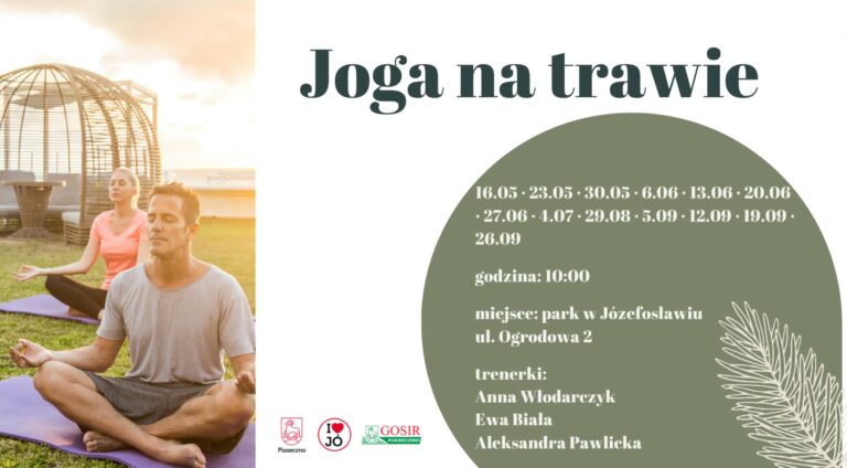 Joga na trawie w Józefosławiu